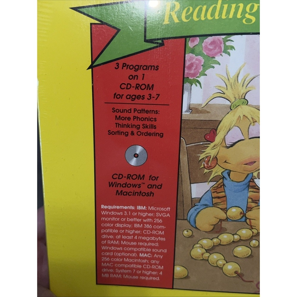 Vintage Jim Henson Interactive Muppets Reading And Phonics II CD-Rom 1995 NOS - Picture 3 of 7